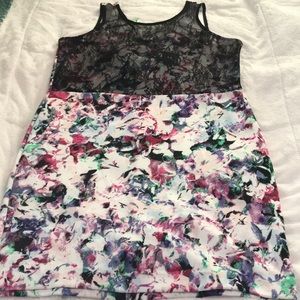 Metaphor Floral & Lace Dress